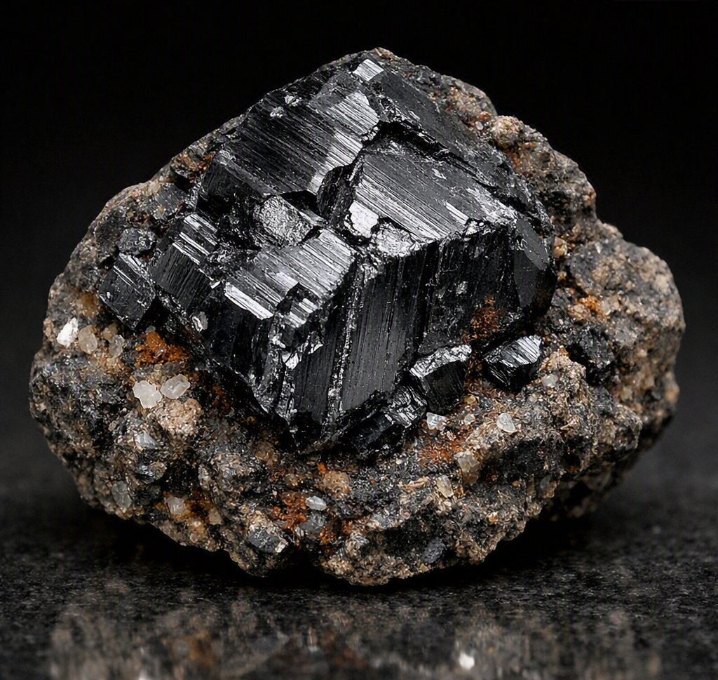 Ilmenite mineral sample